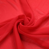 17 COLOURS Plain Soft Smooth Heavy Georgette Chiffon Sheer Dress Fabric 59" Wide