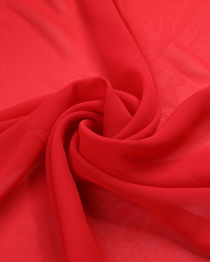 17 COLOURS Plain Soft Smooth Heavy Georgette Chiffon Sheer Dress Fabric 59" Wide