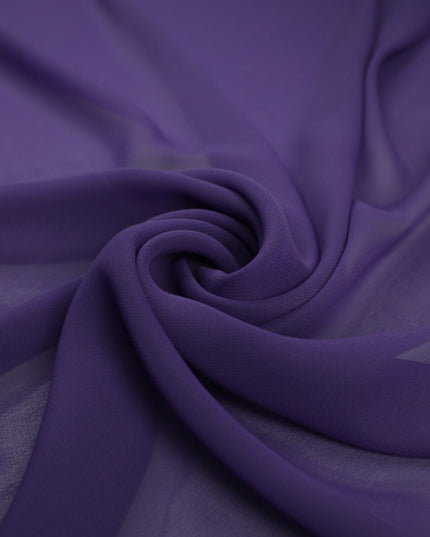 17 COLOURS Plain Soft Smooth Heavy Georgette Chiffon Sheer Dress Fabric 59" Wide