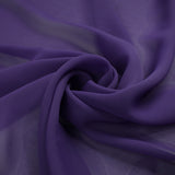 17 COLOURS Plain Soft Smooth Heavy Georgette Chiffon Sheer Dress Fabric 59" Wide