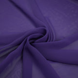 17 COLOURS Plain Soft Smooth Heavy Georgette Chiffon Sheer Dress Fabric 59" Wide