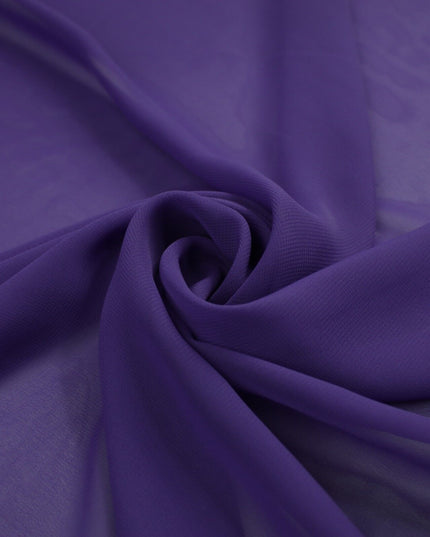 17 COLOURS Plain Soft Smooth Heavy Georgette Chiffon Sheer Dress Fabric 59" Wide