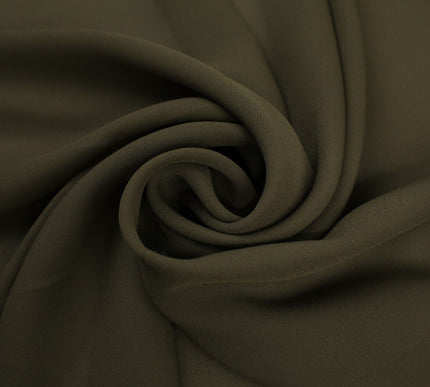 18 COLOURS - Premium Plain DOUBLE Georgette Chiffon Sheer Dress Polyester Fabric