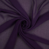 17 COLOURS Plain Soft Smooth Heavy Georgette Chiffon Sheer Dress Fabric 59" Wide
