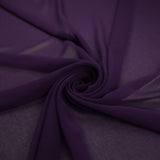 17 COLOURS Plain Soft Smooth Heavy Georgette Chiffon Sheer Dress Fabric 59" Wide