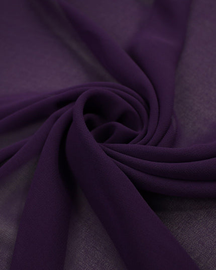 17 COLOURS Plain Soft Smooth Heavy Georgette Chiffon Sheer Dress Fabric 59" Wide