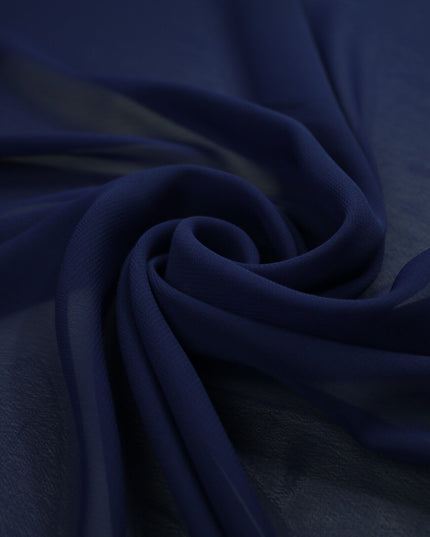 17 COLOURS Plain Soft Smooth Heavy Georgette Chiffon Sheer Dress Fabric 59" Wide