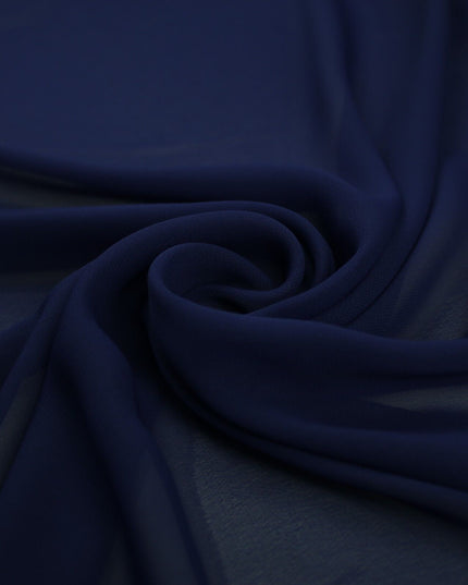 17 COLOURS Plain Soft Smooth Heavy Georgette Chiffon Sheer Dress Fabric 59" Wide