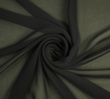 17 COLOURS Plain Soft Smooth Heavy Georgette Chiffon Sheer Dress Fabric 59" Wide