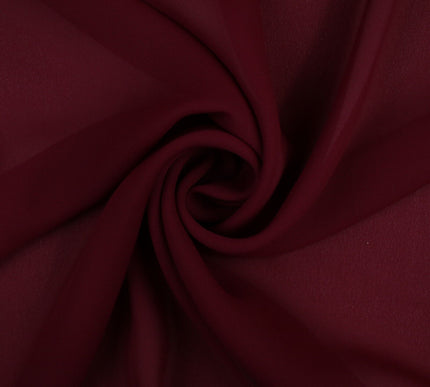 18 COLOURS - Premium Plain DOUBLE Georgette Chiffon Sheer Dress Polyester Fabric