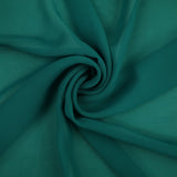 17 COLOURS Plain Soft Smooth Heavy Georgette Chiffon Sheer Dress Fabric 59" Wide