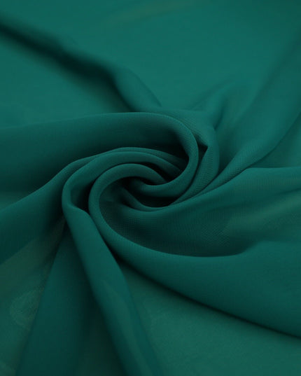 17 COLOURS Plain Soft Smooth Heavy Georgette Chiffon Sheer Dress Fabric 59" Wide