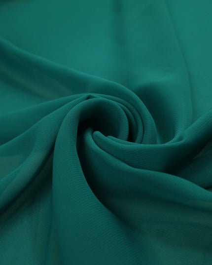 17 COLOURS Plain Soft Smooth Heavy Georgette Chiffon Sheer Dress Fabric 59" Wide