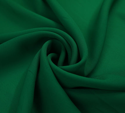 18 COLOURS - Premium Plain DOUBLE Georgette Chiffon Sheer Dress Polyester Fabric