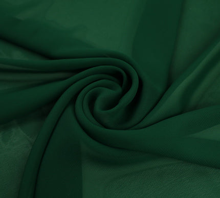 17 COLOURS Plain Soft Smooth Heavy Georgette Chiffon Sheer Dress Fabric 59" Wide