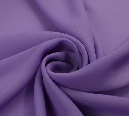 18 COLOURS - Premium Plain DOUBLE Georgette Chiffon Sheer Dress Polyester Fabric