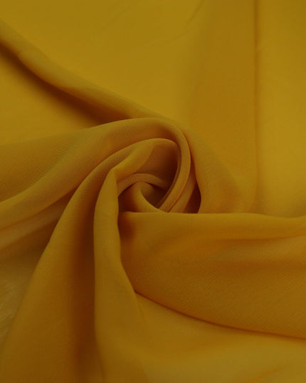 17 COLOURS Plain Soft Smooth Heavy Georgette Chiffon Sheer Dress Fabric 59" Wide