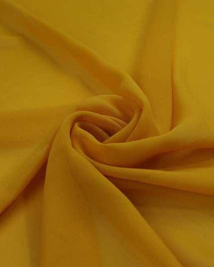 17 COLOURS Plain Soft Smooth Heavy Georgette Chiffon Sheer Dress Fabric 59" Wide