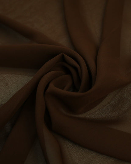 17 COLOURS Plain Soft Smooth Heavy Georgette Chiffon Sheer Dress Fabric 59" Wide