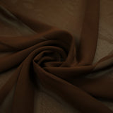 17 COLOURS Plain Soft Smooth Heavy Georgette Chiffon Sheer Dress Fabric 59" Wide