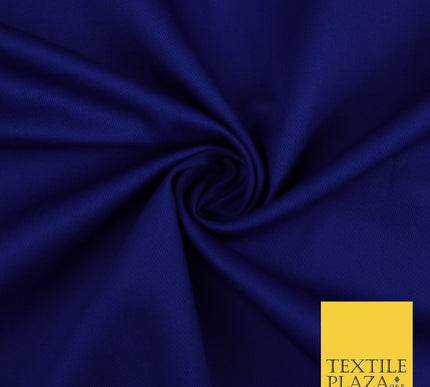 ROYAL BLUE 100% Cotton Drill Fabric Twill Upholstery Uniform Workwear 60" 8660