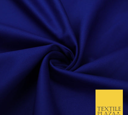 ROYAL BLUE 100% Cotton Drill Fabric Twill Upholstery Uniform Workwear 60" 8660