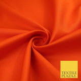 ORANGE 100% Cotton Drill Fabric Twill Upholstery Uniform Workwear Craft 60" 8658
