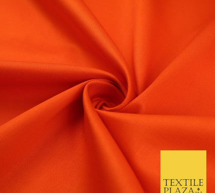 ORANGE 100% Cotton Drill Fabric Twill Upholstery Uniform Workwear Craft 60" 8658
