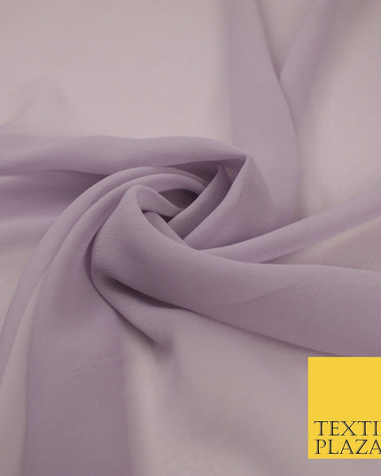 16 COLOURS Premium Plain Dyed Chiffon Fine Soft Georgette Sheer Dress Fabric 58"