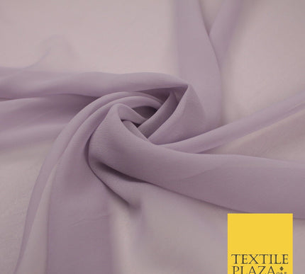 16 COLOURS Premium Plain Dyed Chiffon Fine Soft Georgette Sheer Dress Fabric 58"