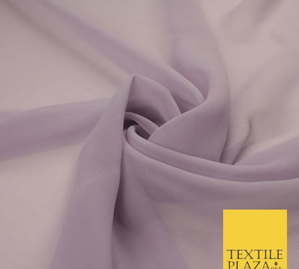 16 COLOURS Premium Plain Dyed Chiffon Fine Soft Georgette Sheer Dress Fabric 58"