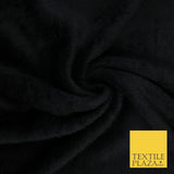 14 COLOURS - Premium Soft Double Sided Cuddle Fleece Fabric Material - 300GSM