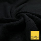 14 COLOURS - Premium Soft Double Sided Cuddle Fleece Fabric Material - 300GSM