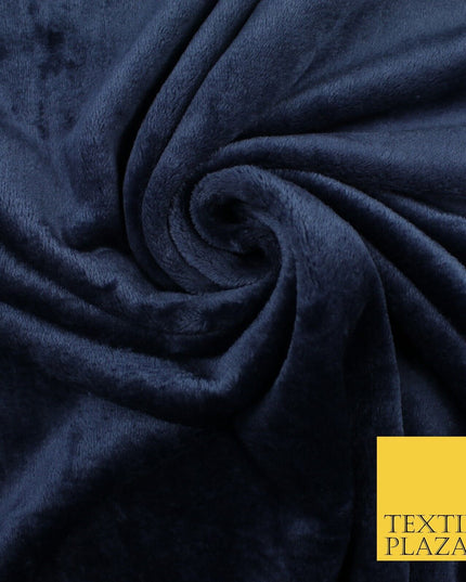 14 COLOURS - Premium Soft Double Sided Cuddle Fleece Fabric Material - 300GSM