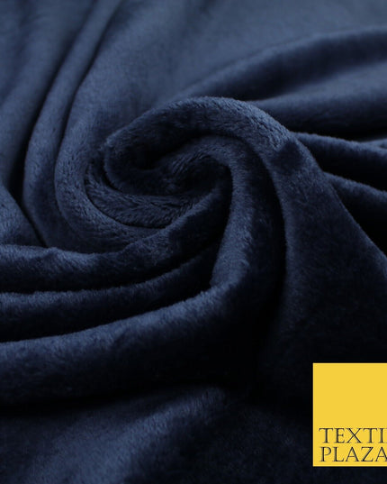 14 COLOURS - Premium Soft Double Sided Cuddle Fleece Fabric Material - 300GSM