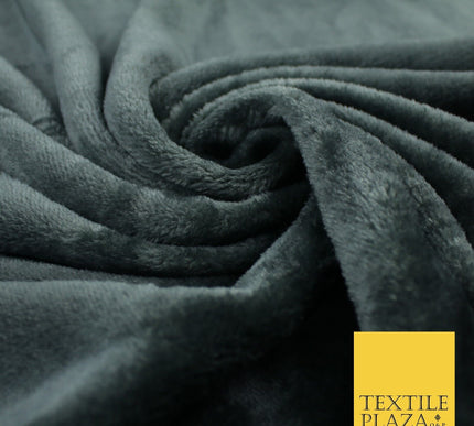 14 COLOURS - Premium Soft Double Sided Cuddle Fleece Fabric Material - 300GSM