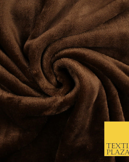 14 COLOURS - Premium Soft Double Sided Cuddle Fleece Fabric Material - 300GSM