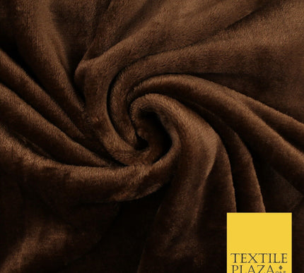 14 COLOURS - Premium Soft Double Sided Cuddle Fleece Fabric Material - 300GSM