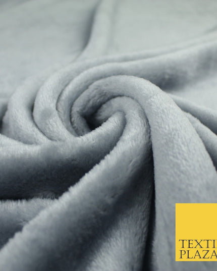 14 COLOURS - Premium Soft Double Sided Cuddle Fleece Fabric Material - 300GSM