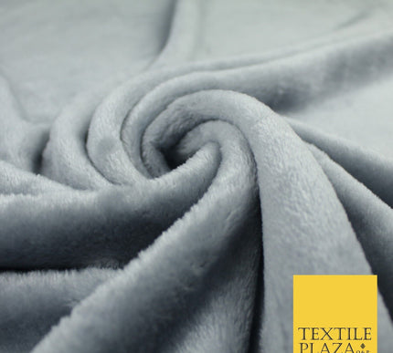14 COLOURS - Premium Soft Double Sided Cuddle Fleece Fabric Material - 300GSM