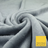 14 COLOURS - Premium Soft Double Sided Cuddle Fleece Fabric Material - 300GSM