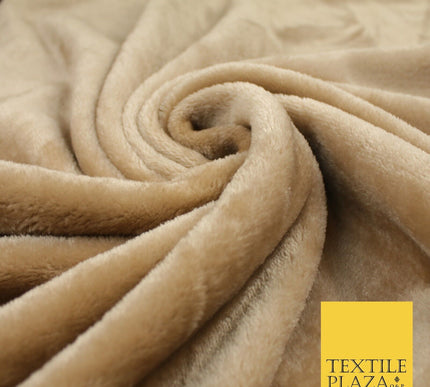 14 COLOURS - Premium Soft Double Sided Cuddle Fleece Fabric Material - 300GSM