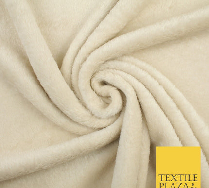 14 COLOURS - Premium Soft Double Sided Cuddle Fleece Fabric Material - 300GSM