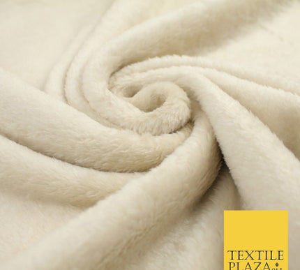 14 COLOURS - Premium Soft Double Sided Cuddle Fleece Fabric Material - 300GSM