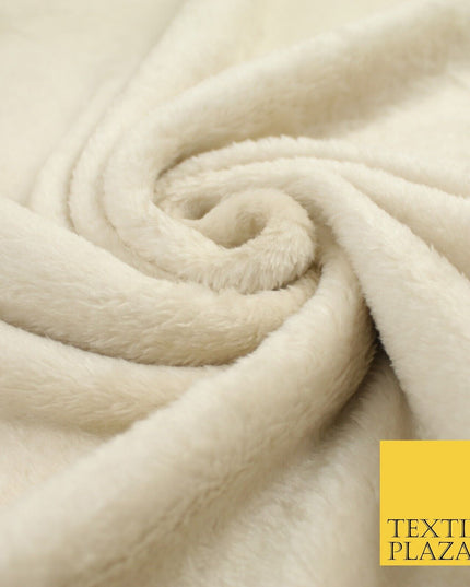 14 COLOURS - Premium Soft Double Sided Cuddle Fleece Fabric Material - 300GSM