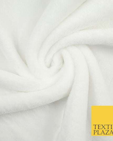 14 COLOURS - Premium Soft Double Sided Cuddle Fleece Fabric Material - 300GSM