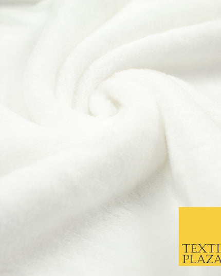 14 COLOURS - Premium Soft Double Sided Cuddle Fleece Fabric Material - 300GSM