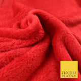 14 COLOURS - Premium Soft Double Sided Cuddle Fleece Fabric Material - 300GSM