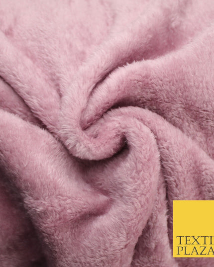 14 COLOURS - Premium Soft Double Sided Cuddle Fleece Fabric Material - 300GSM