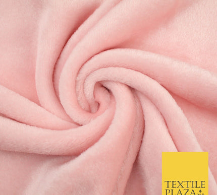 14 COLOURS - Premium Soft Double Sided Cuddle Fleece Fabric Material - 300GSM